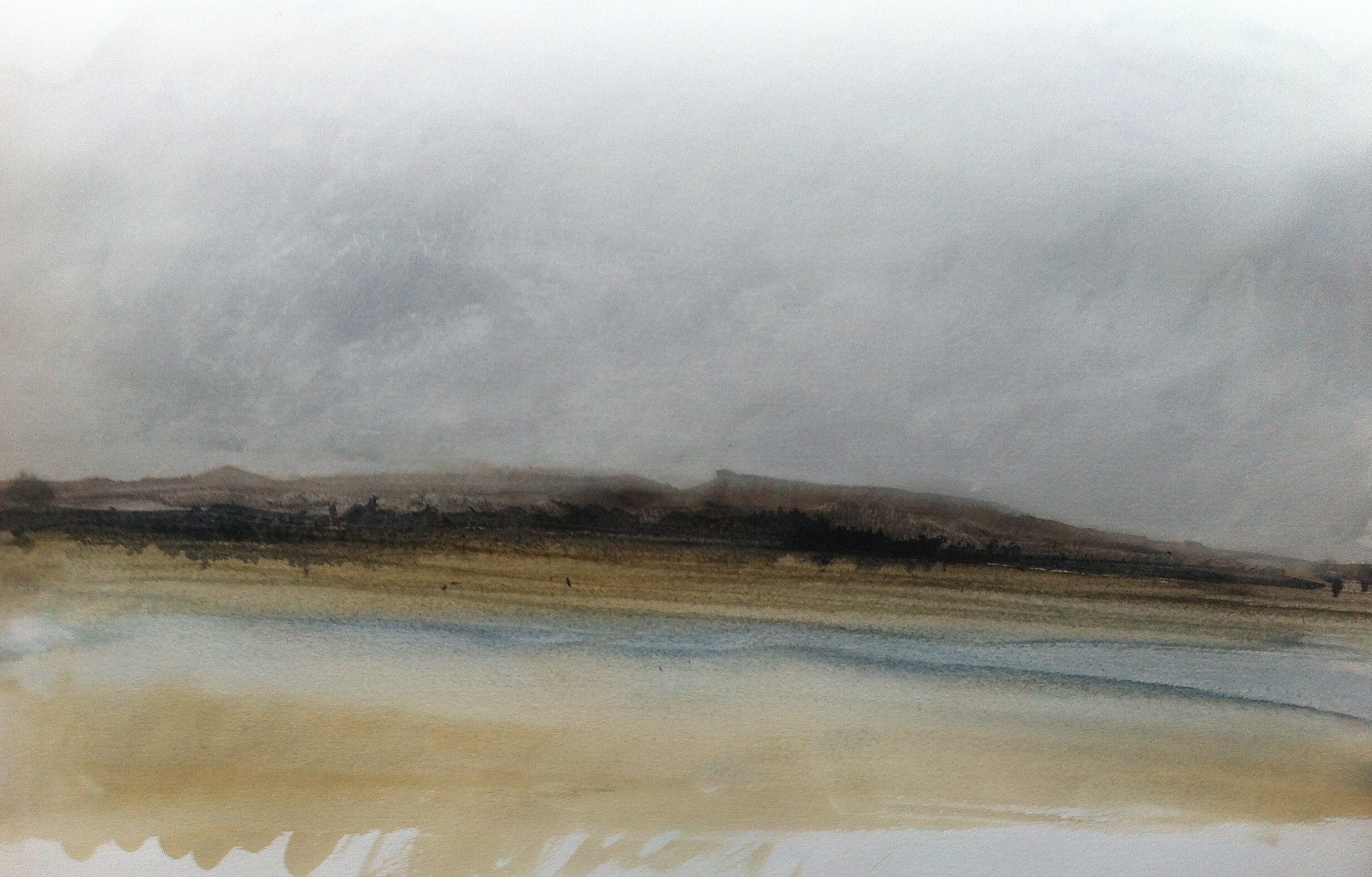 Sketch three: View towards Southport from Lytham