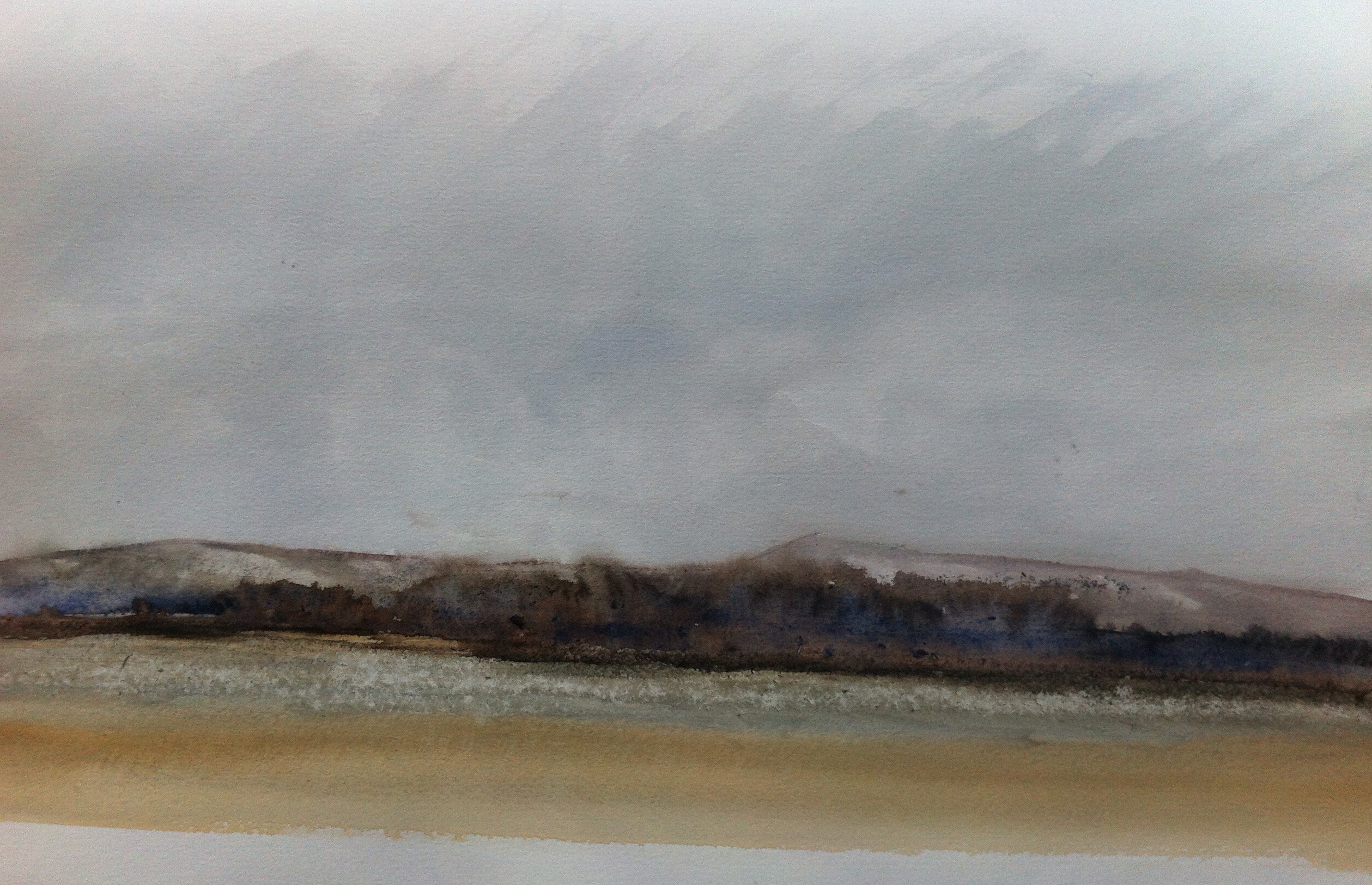 Sketch two: view towards Southport from Lytham