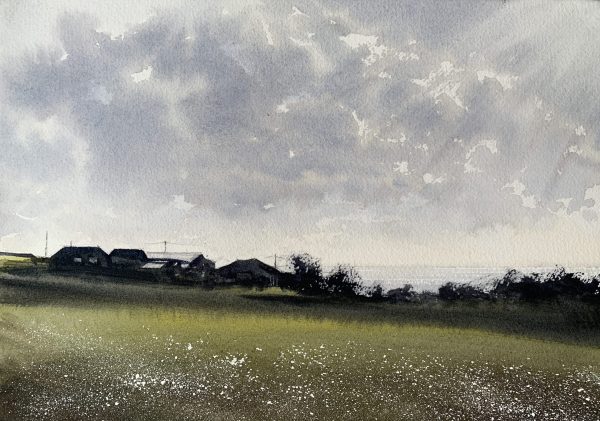 Distant Horizon, view beyond Brighton from Devil's Dyke | SOLD