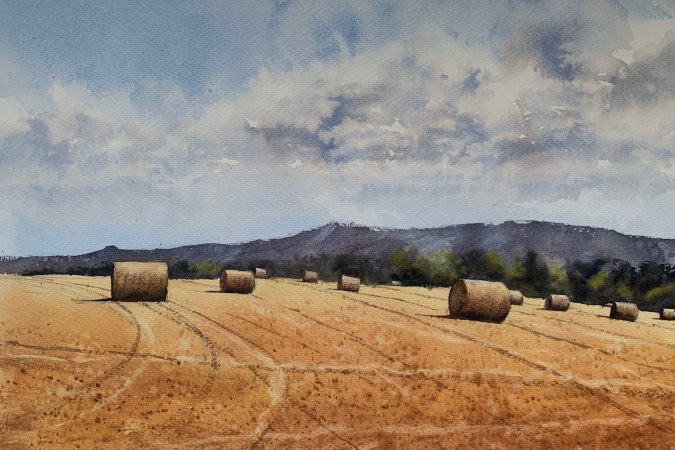 Sussex haybales